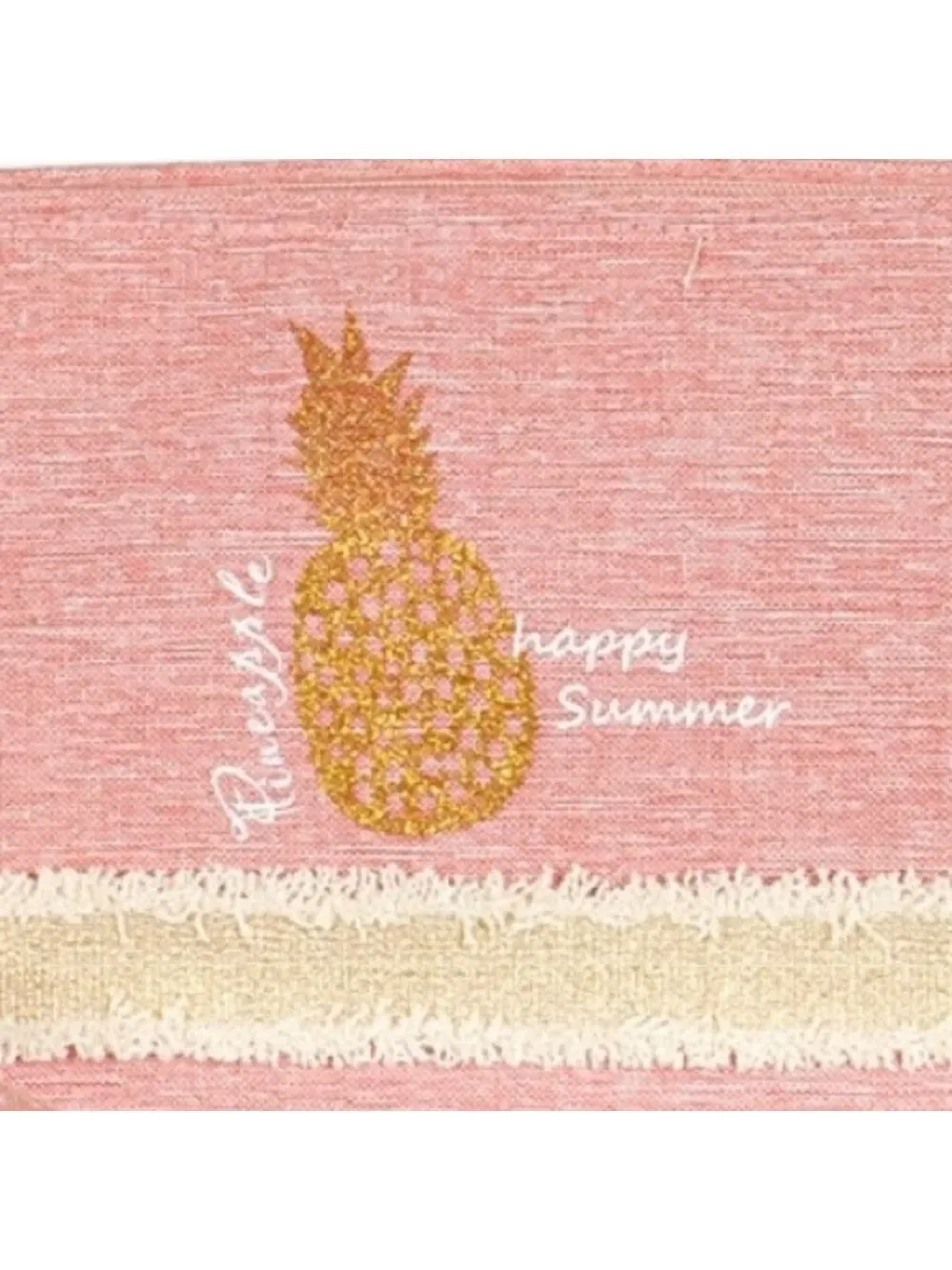 Pineapple Wristlet Beach Pouch NWT